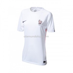 Camisola França Mulher Equipamento Segundo 2022 Manga Corta